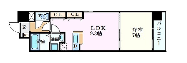 御幸橋駅 徒歩17分 4階の物件間取画像